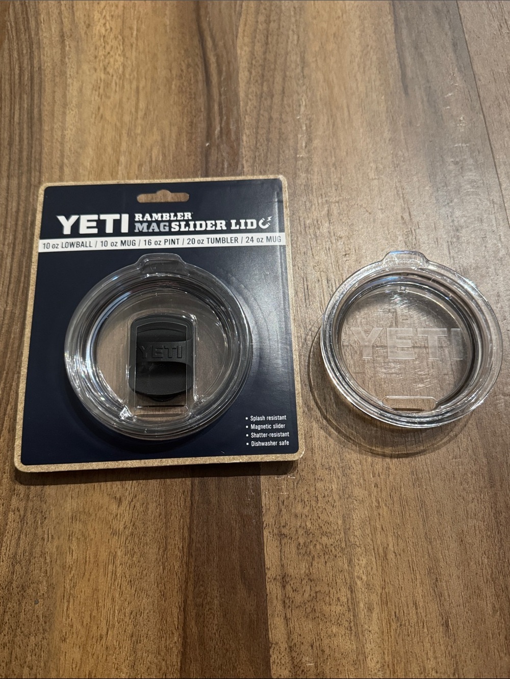 Yeti Clear Rambler MagSlider Lid Replacement with and without Black Slider
